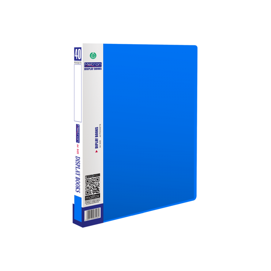 Metron Σουπλ 40 Θέσεων Α4 Μπλε (90740L) Metron Σουπλ 40 Θέσεων Α4 Μπλε (90740L)