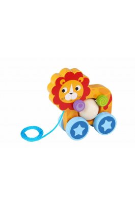 Tooky Toys Συρόμενο Λιοντάρι από Ξύλο (ΤΚΕ005) Tooky Toys Συρόμενο Λιοντάρι από Ξύλο (ΤΚΕ005)