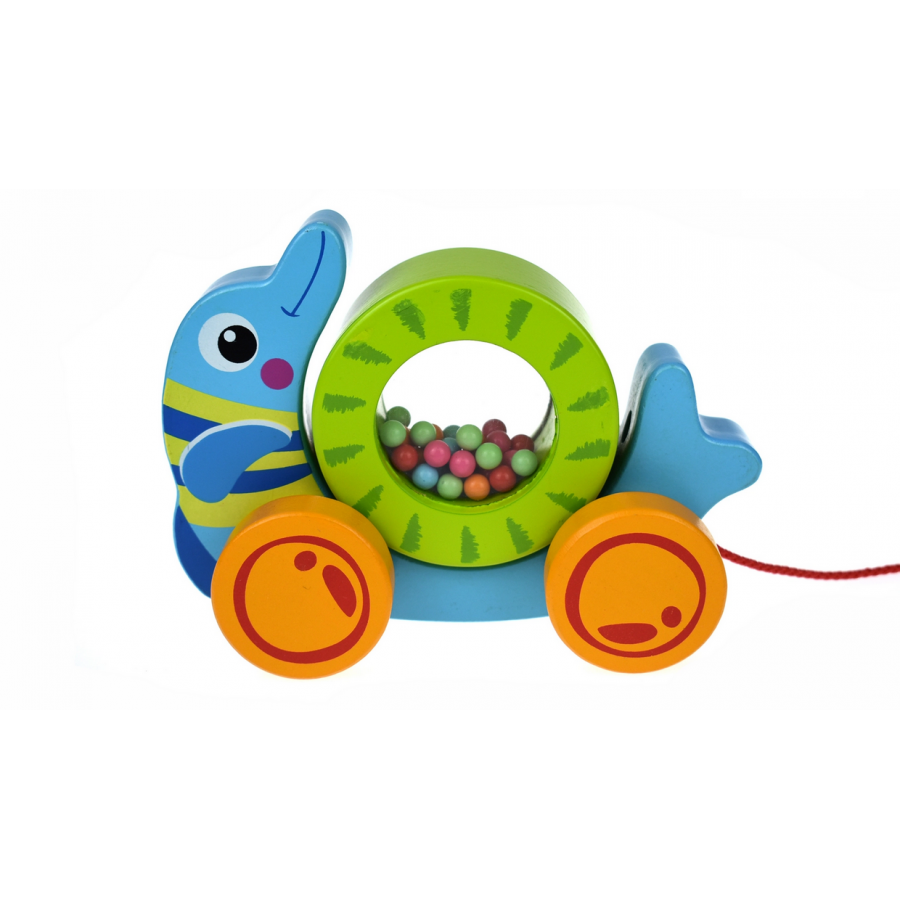 Tooky Toy Ξύλινο Συρόμενο Δελφίνι (ΤΚΕ013) Tooky Toy Ξύλινο Συρόμενο Δελφίνι (ΤΚΕ013)