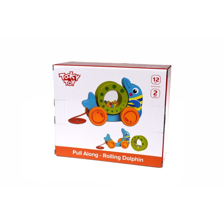 Tooky Toy Ξύλινο Συρόμενο Δελφίνι (ΤΚΕ013) Tooky Toy Ξύλινο Συρόμενο Δελφίνι (ΤΚΕ013)