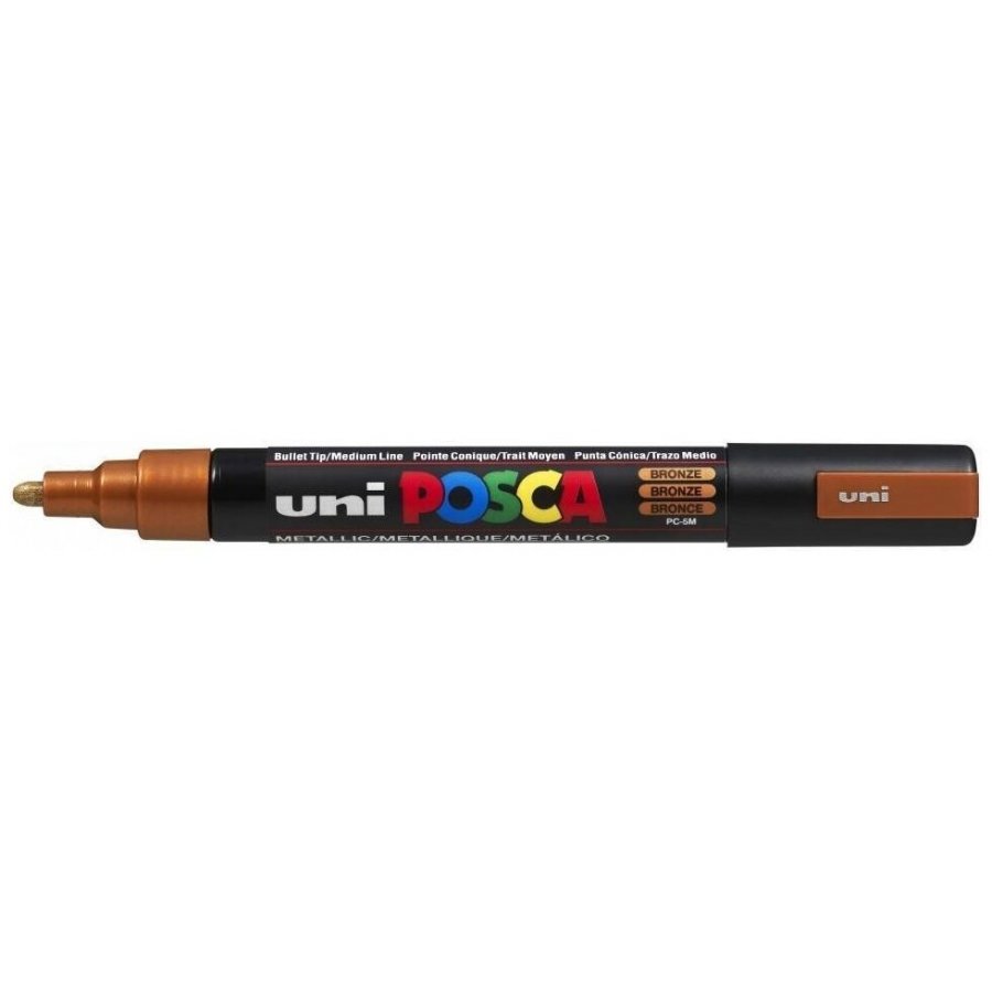 Uni-Ball Posca Ανεξίτηλος Μαρκαδόρος 1.8-2.5mm Μπρονζέ (PC5M) Uni-Ball Posca Ανεξίτηλος Μαρκαδόρος 1.8-2.5mm Μπρονζέ (PC5M)
