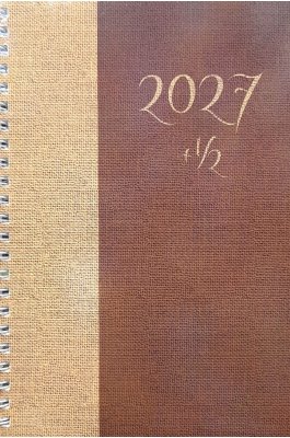 Παπαδημητρίου Εβδομαδιαίο Ημερολόγιο 2027+1/2 Σπιράλ 13,5 x 20,5