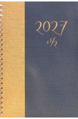 Παπαδημητρίου Εβδομαδιαίο Ημερολόγιο 2027+1/2 Σπιράλ 13,5 x 20,5