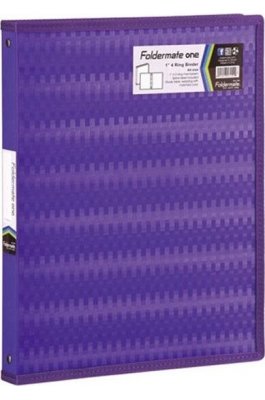 Foldermate Ντοσιέ με 4 Κρίκους Α4 Μωβ (21895) Foldermate Ντοσιέ με 4 Κρίκους Α4 Μωβ (21895)