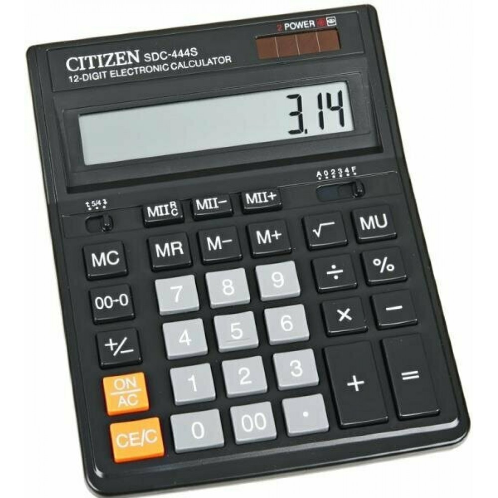 Citizen Αριθμομηχανή Μαύρο (SDC444S) Citizen Αριθμομηχανή Μαύρο (SDC444S)