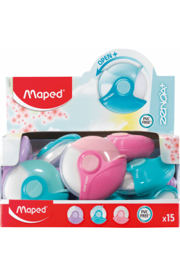 Maped Γόμα για Μολύβι Zenoa Plus Παστέλ Χρώματα (123211)