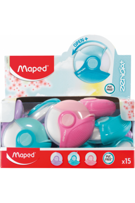 Maped Γόμα για Μολύβι Zenoa Plus Παστέλ Χρώματα (123211)