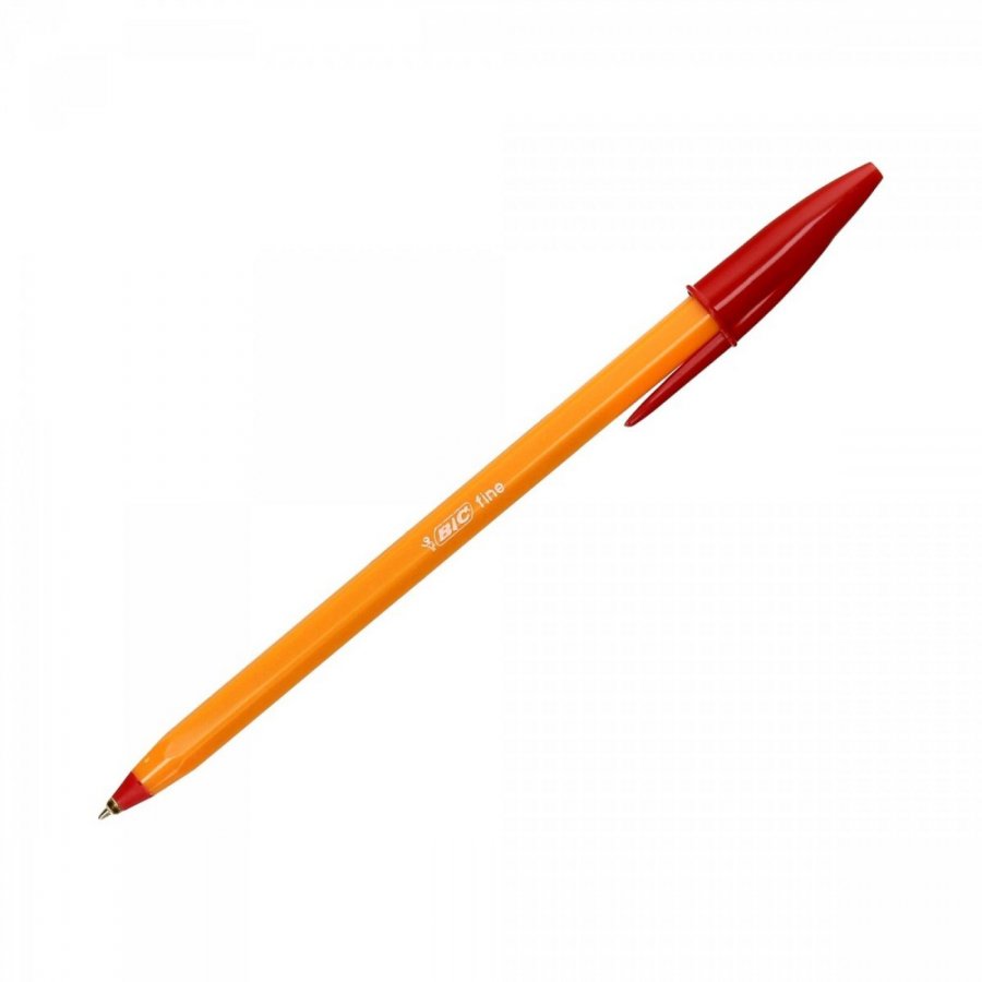 Bic Στυλό Ballpoint 0.8mm με Κόκκινο Mελάνι Orange Original Fine Bic Στυλό Ballpoint 0.8mm με Κόκκινο Mελάνι Orange Original Fine