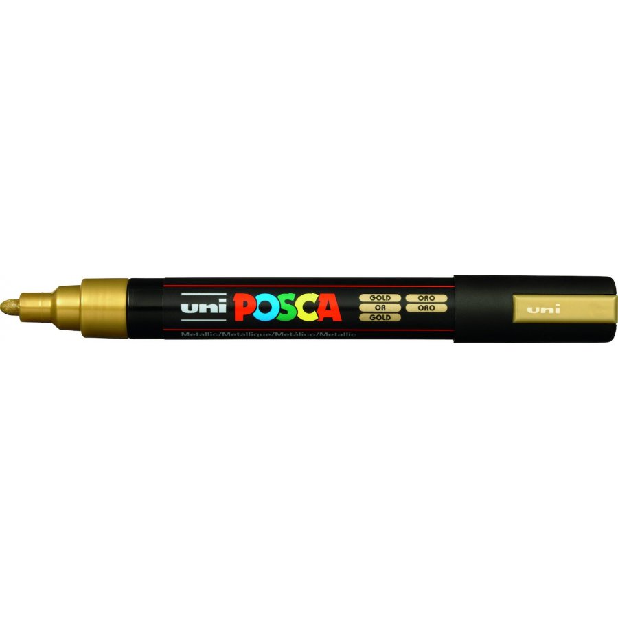 Uni-Ball Posca Ανεξίτηλος Μαρκαδόρος 1.8-2.5mm Χρυσός (PC5M) Uni-Ball Posca Ανεξίτηλος Μαρκαδόρος 1.8-2.5mm Χρυσός (PC5M)