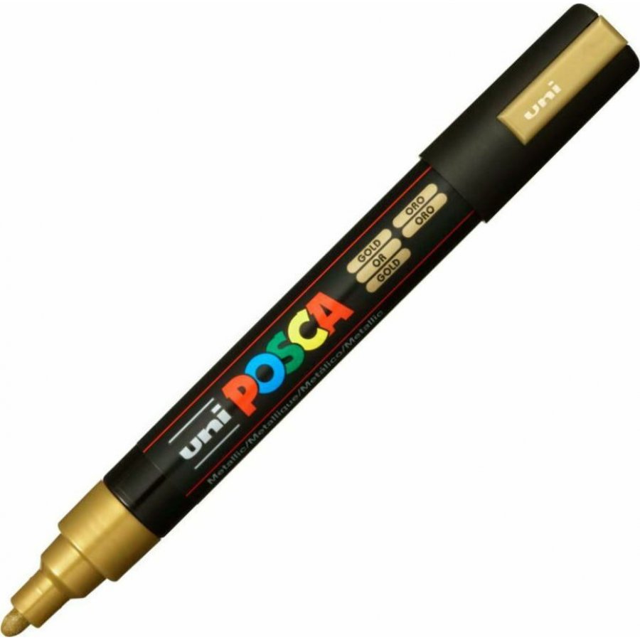 Uni-Ball Posca Ανεξίτηλος Μαρκαδόρος 1.8-2.5mm Χρυσός (PC5M) Uni-Ball Posca Ανεξίτηλος Μαρκαδόρος 1.8-2.5mm Χρυσός (PC5M)