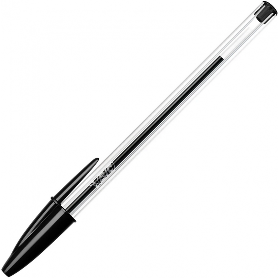 Bic Στυλό Ballpoint 1.0mm με Μαύρο Mελάνι Cristal Original Bic Στυλό Ballpoint 1.0mm με Μαύρο Mελάνι Cristal Original