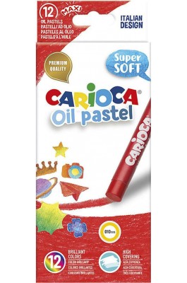 Carioca Λαδοπαστέλ Oil Pastels 12 Χρωμάτων (43277)