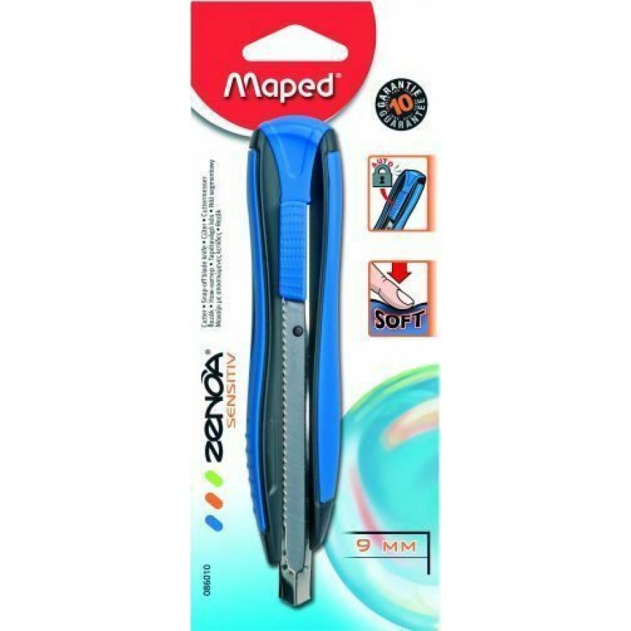 Maped Κοπίδι Zenoa Sensitiv Ασφαλείας με Πλαστικό Σώμα και Πλάτος Λάμας 9mm (CB08601011) Maped Κοπίδι Zenoa Sensitiv Ασφαλείας με Πλαστικό Σώμα και Πλάτος Λάμας 9mm (CB08601011)