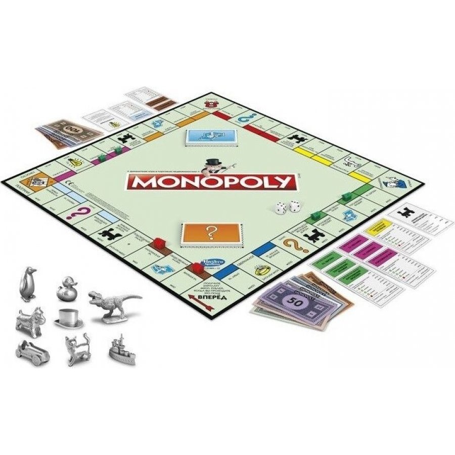Hasbro Επιτραπέζιο Παιχνίδι Monopoly με Νέα Πιόνια για 2-6 Παίκτες (C1009) Hasbro Επιτραπέζιο Παιχνίδι Monopoly με Νέα Πιόνια για 2-6 Παίκτες (C1009)