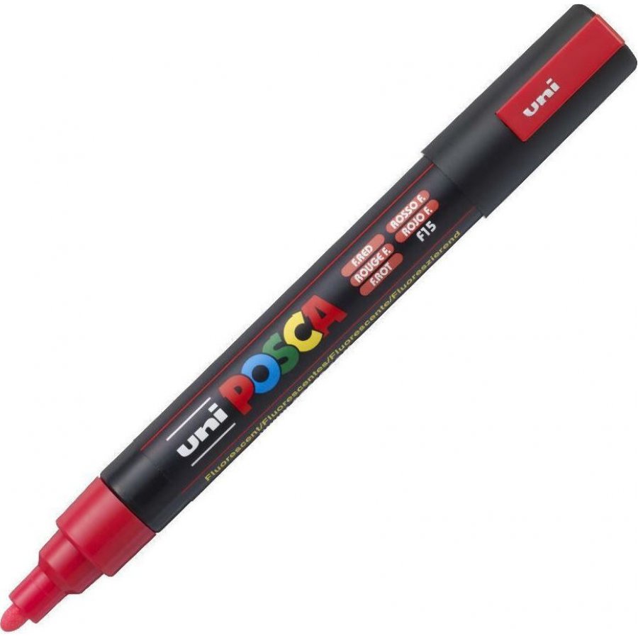 Uni-Ball Posca Ανεξίτηλος Μαρκαδόρος 1.8-2.5mm Φωσφορούχο Κόκκινο (PC5M) Uni-Ball Posca Ανεξίτηλος Μαρκαδόρος 1.8-2.5mm Φωσφορούχο Κόκκινο (PC5M)