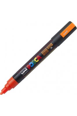 Uni-Ball Posca Ανεξίτηλος Μαρκαδόρος 1.8-2.5mm Φωσφορούχο Πορτοκαλί (PC5M)