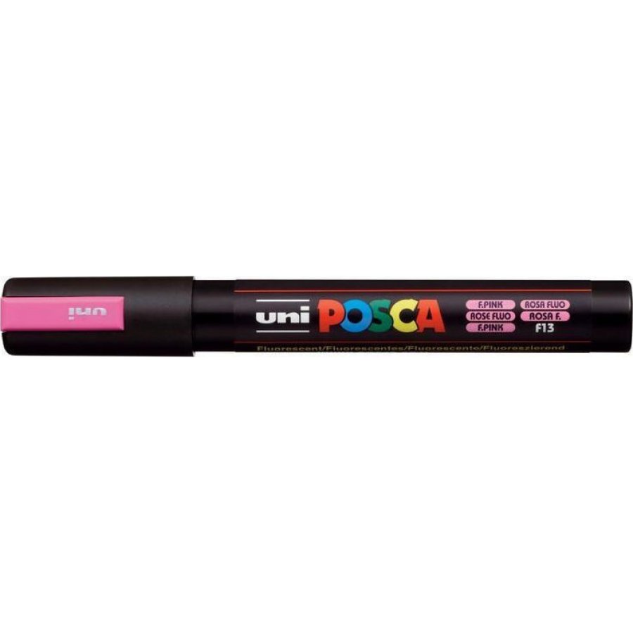Uni-Ball Posca Ανεξίτηλος Μαρκαδόρος 1.8-2.5mm Φωσφορούχο Ροζ (PC5M) Uni-Ball Posca Ανεξίτηλος Μαρκαδόρος 1.8-2.5mm Φωσφορούχο Ροζ (PC5M)