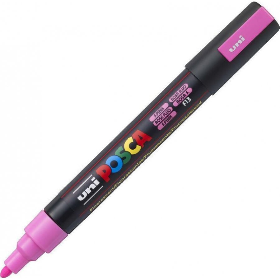 Uni-Ball Posca Ανεξίτηλος Μαρκαδόρος 1.8-2.5mm Φωσφορούχο Ροζ (PC5M) Uni-Ball Posca Ανεξίτηλος Μαρκαδόρος 1.8-2.5mm Φωσφορούχο Ροζ (PC5M)