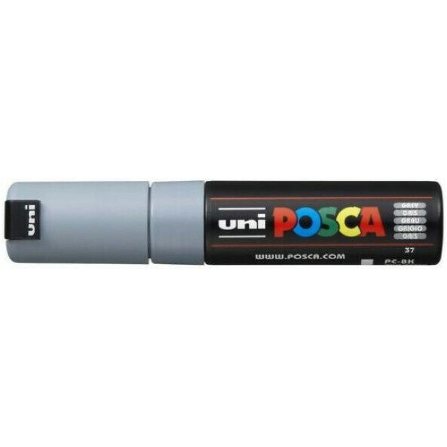 Uni-Ball Posca Ανεξίτηλος Μαρκαδόρος 8mm Γκρι (PC8K) Uni-Ball Posca Ανεξίτηλος Μαρκαδόρος 8mm Γκρι (PC8K)