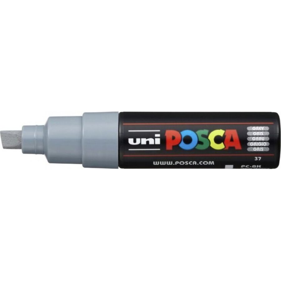 Uni-Ball Posca Ανεξίτηλος Μαρκαδόρος 8mm Γκρι (PC8K) Uni-Ball Posca Ανεξίτηλος Μαρκαδόρος 8mm Γκρι (PC8K)