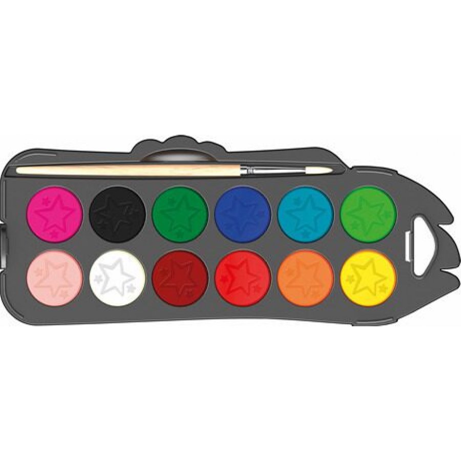 Maped Color'Peps Σετ Νερομπογιές με Πινέλο 12 Χρωμάτων (811520) Maped Color'Peps Σετ Νερομπογιές με Πινέλο 12 Χρωμάτων (811520)