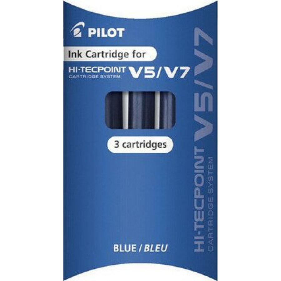 Pilot Hi-Techpont V5/V7 Ανταλλακτικό Μελάνι για Πένα σε Μπλε χρώμα (BXSICLS3) Pilot Hi-Techpont V5/V7 Ανταλλακτικό Μελάνι για Πένα σε Μπλε χρώμα (BXSICLS3)