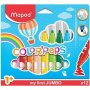 Maped Color'Peps My First Jumbo Πλενόμενοι Μαρκαδόροι Ζωγραφικής Χονδροί σε 12 Χρώματα Maped Color'Peps My First Jumbo Πλενόμενοι Μαρκαδόροι Ζωγραφικής Χονδροί σε 12 Χρώματα