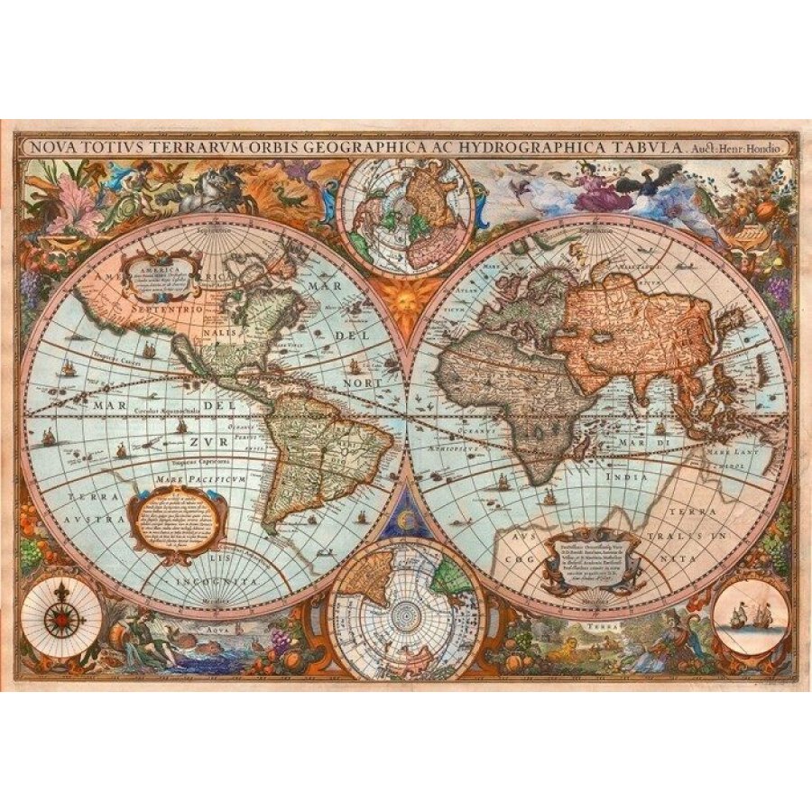 Schmidt Puzzle Antique World Map 2D 3000 Κομμάτια (300954) Schmidt Puzzle Antique World Map 2D 3000 Κομμάτια (300954)
