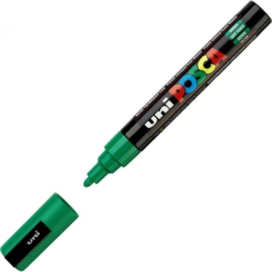 Uni-Ball Posca Ανεξίτηλος Μαρκαδόρος 1.8-2.5mm Πράσινο (PC5M) Uni-Ball Posca Ανεξίτηλος Μαρκαδόρος 1.8-2.5mm Πράσινο (PC5M)
