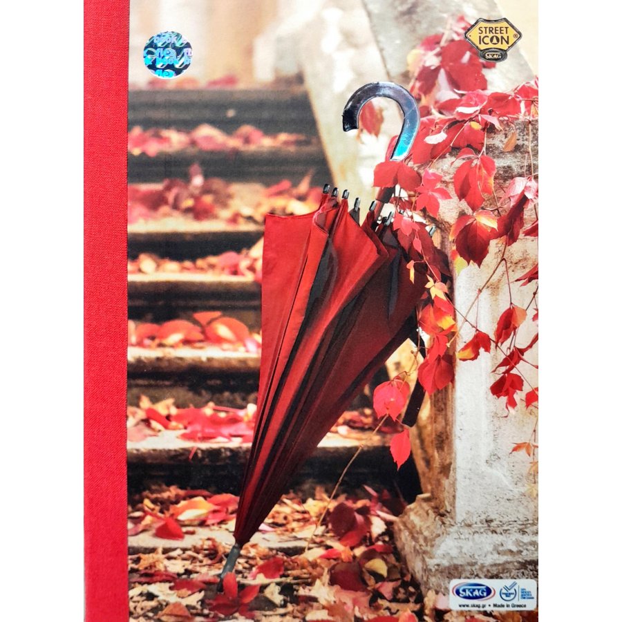 Skag Τετράδιο Λινόδετο Street Icon 17 x 25 3 Θεμάτων 96 Φύλλων