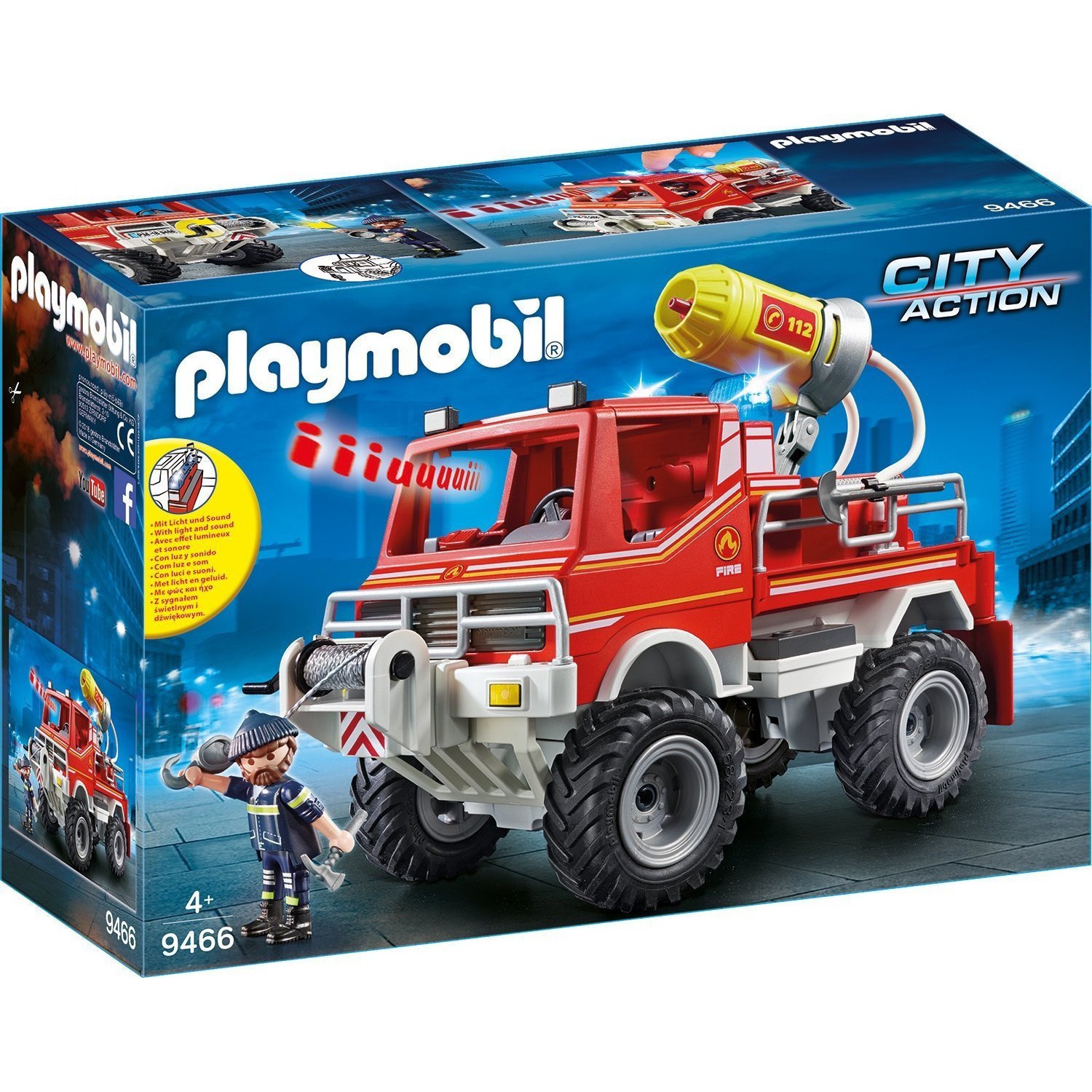 Playmobil City Action Όχημα Πυροσβεστικής με Τροχαλία Ρυμούλκησης (9466) Playmobil City Action Όχημα Πυροσβεστικής με Τροχαλία Ρυμούλκησης (9466)