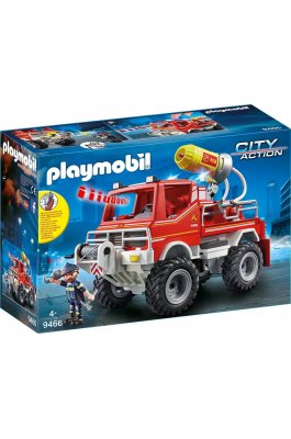 Playmobil City Action Όχημα Πυροσβεστικής με Τροχαλία Ρυμούλκησης (9466)