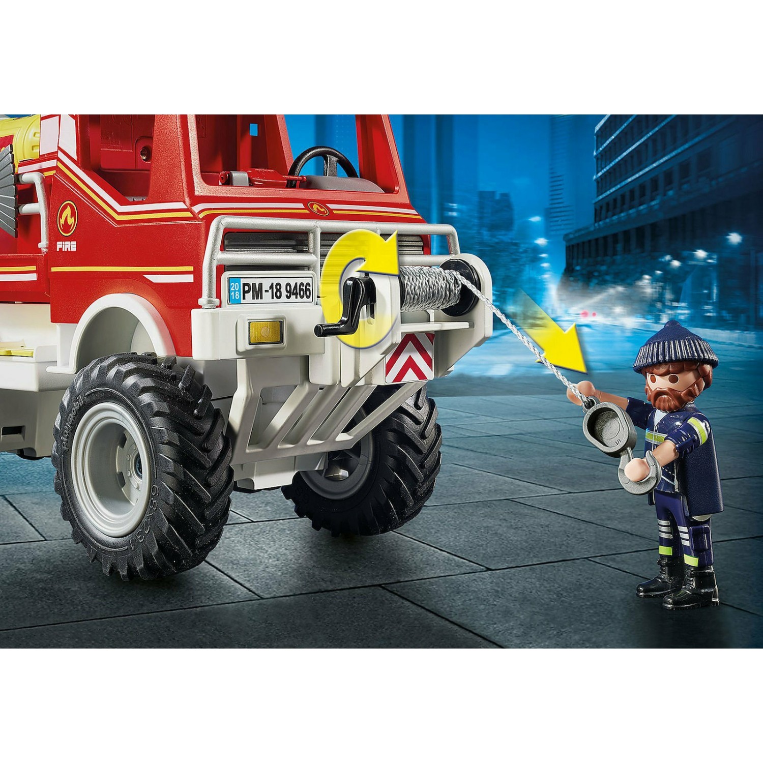 Playmobil City Action Όχημα Πυροσβεστικής με Τροχαλία Ρυμούλκησης (9466) Playmobil City Action Όχημα Πυροσβεστικής με Τροχαλία Ρυμούλκησης (9466)