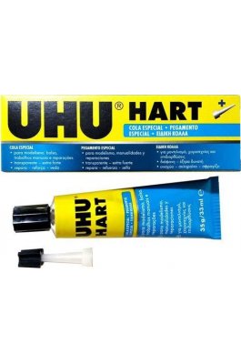 UHU Κόλλα Gel Hart Special Glue Μεσαίου Μεγέθους 35ml (63177) UHU Κόλλα Gel Hart Special Glue Μεσαίου Μεγέθους 35ml (63177)