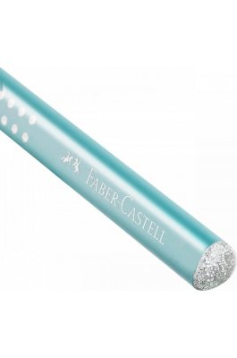 Faber-Castell Jumbo Sparkle Μολύβι B Τυρκουάζ Faber-Castell Jumbo Sparkle Μολύβι B Τυρκουάζ