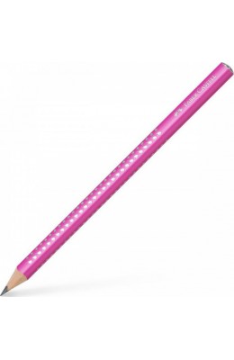 Faber-Castell Jumbo Sparkle Μολύβι B Ροζ