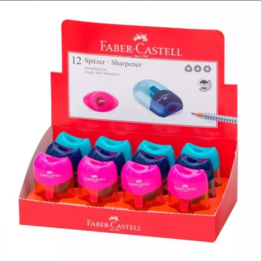 Faber-Castell Apple Ξύστρα Βαρελάκι Διάφορα Χρώματα (183515) Faber-Castell Apple Ξύστρα Βαρελάκι Διάφορα Χρώματα (183515)