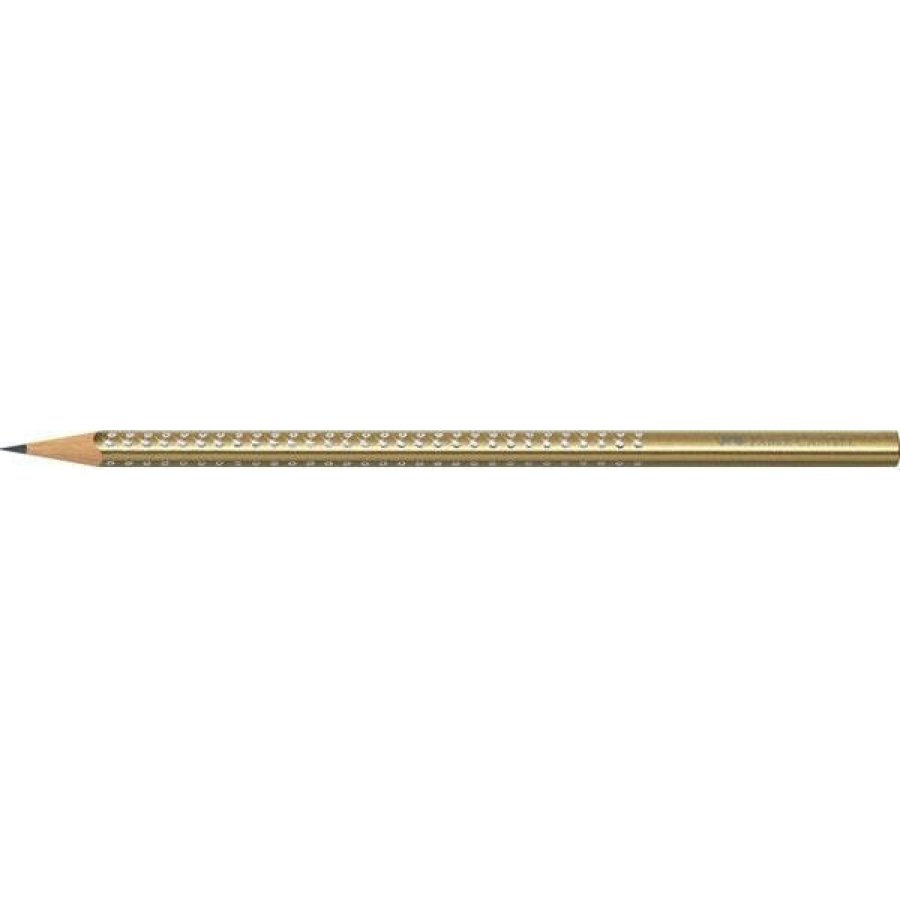 Faber-Castell Sparkle Μολύβι B Περλέ Χρυσό (118214) Faber-Castell Sparkle Μολύβι B Περλέ Χρυσό (118214)