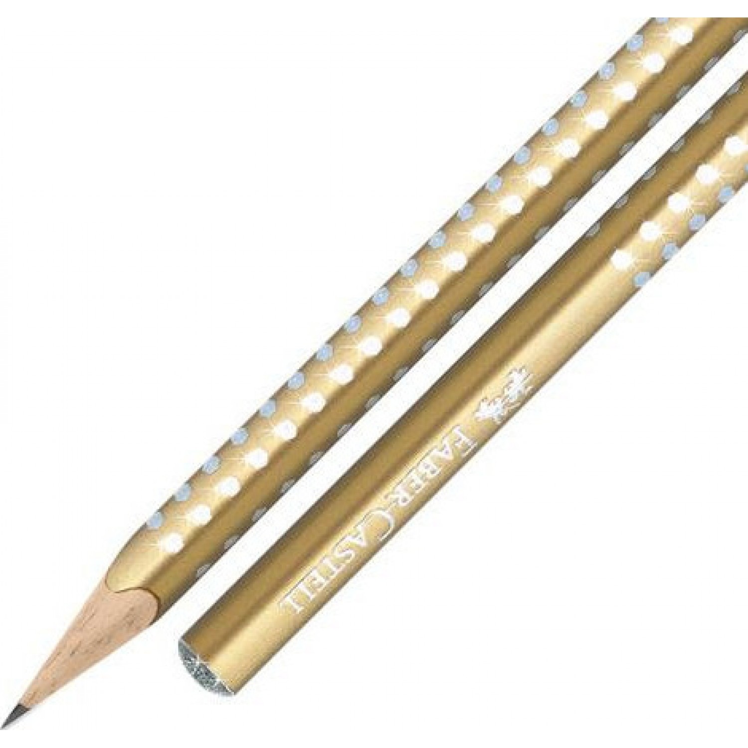 Faber-Castell Sparkle Μολύβι B Περλέ Χρυσό (118214)