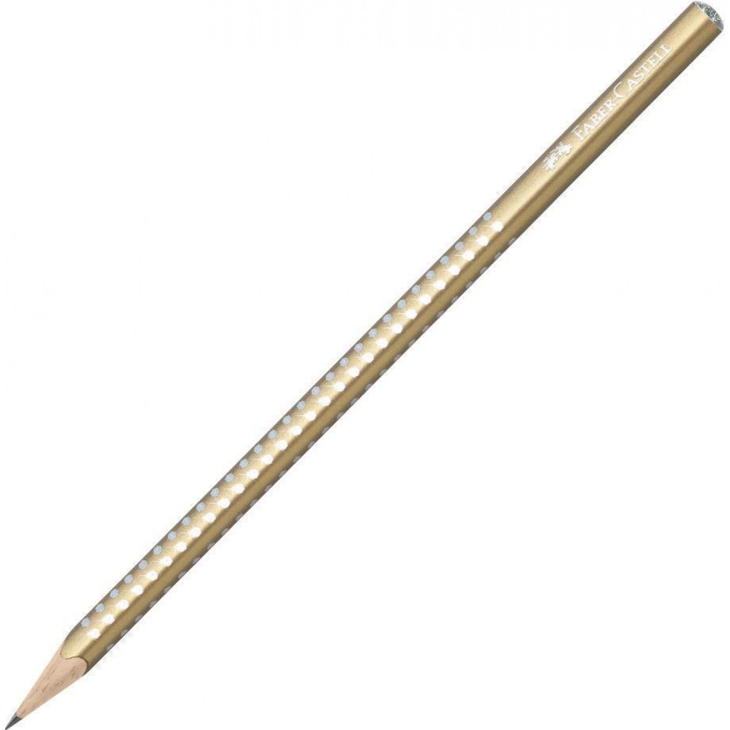 Faber-Castell Sparkle Μολύβι B Περλέ Χρυσό (118214)