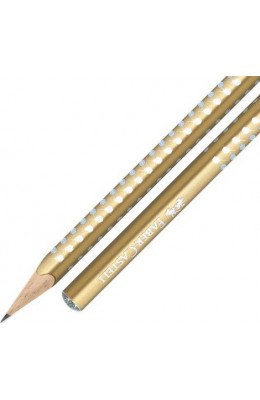 Faber-Castell Sparkle Μολύβι B Περλέ Χρυσό (118214)