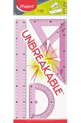 Maped Γεωμετρικό σετ οργάνων Unbreakable 30cm 4τεμάχια