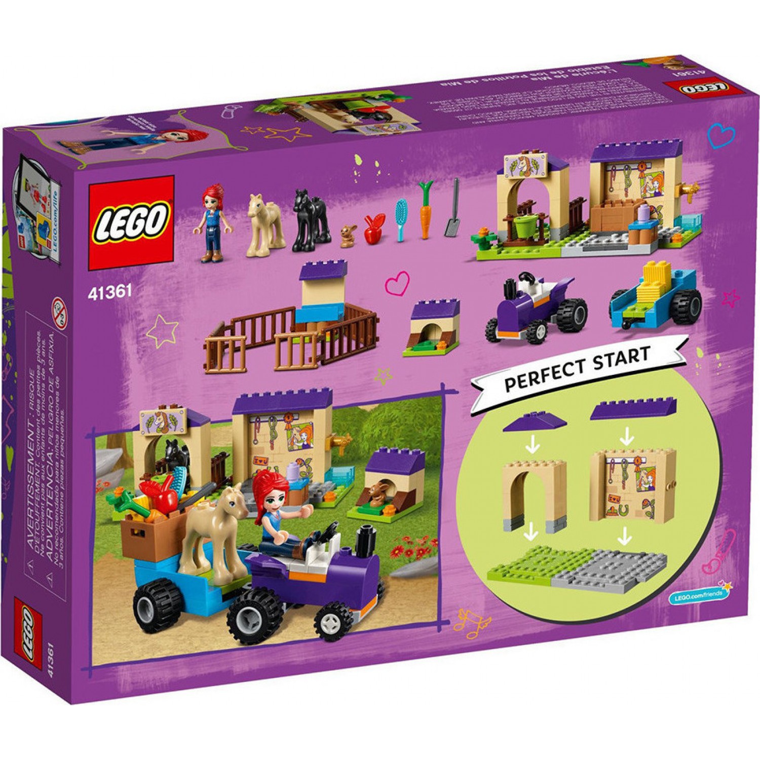 Lego Friends: Mia's Foal Stable (41361)