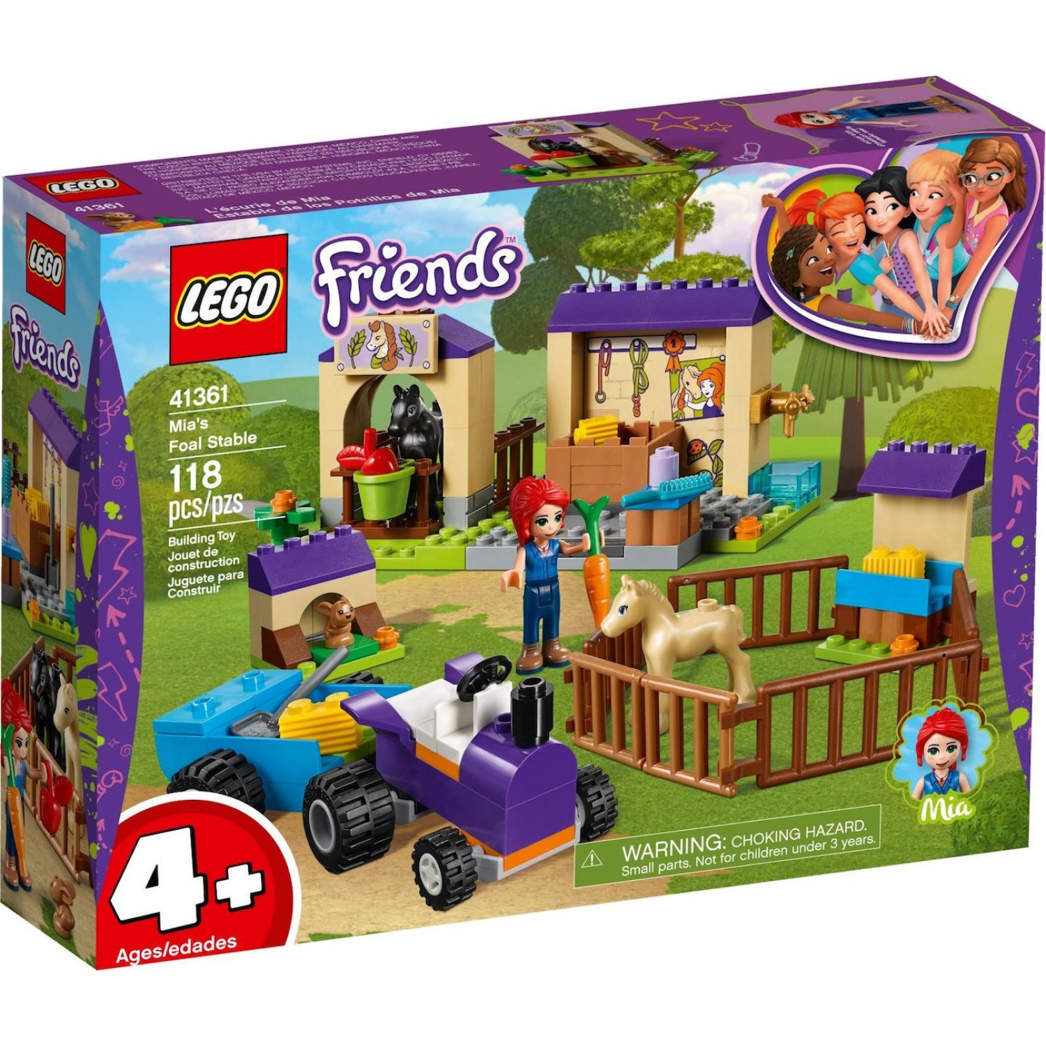 Lego Friends: Mia's Foal Stable (41361)