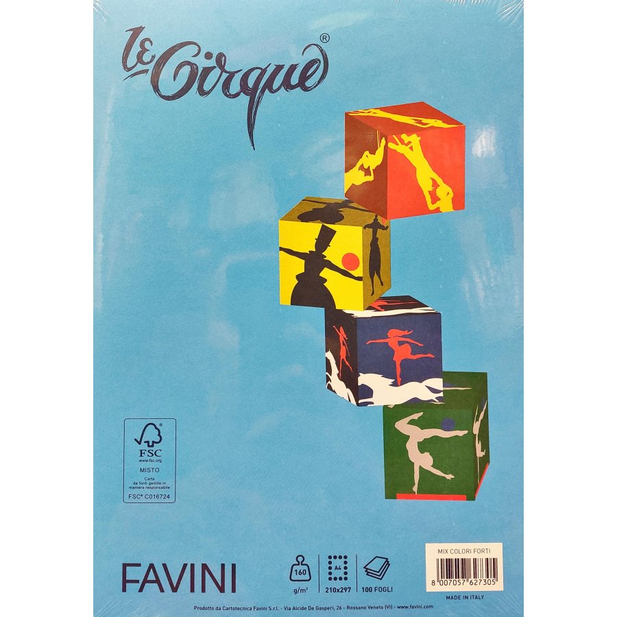 Favini Χαρτόνι Εκτύπωσης A4 160γρ. 100 Φύλλα σε Διάφορα Έντονα Χρώματα Favini Χαρτόνι Εκτύπωσης A4 160γρ. 100 Φύλλα σε Διάφορα Έντονα Χρώματα