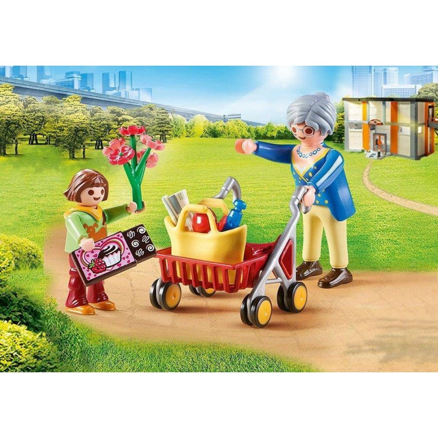 Playmobil City Life Γιαγιά με Εγγονή (70194) Playmobil City Life Γιαγιά με Εγγονή (70194)