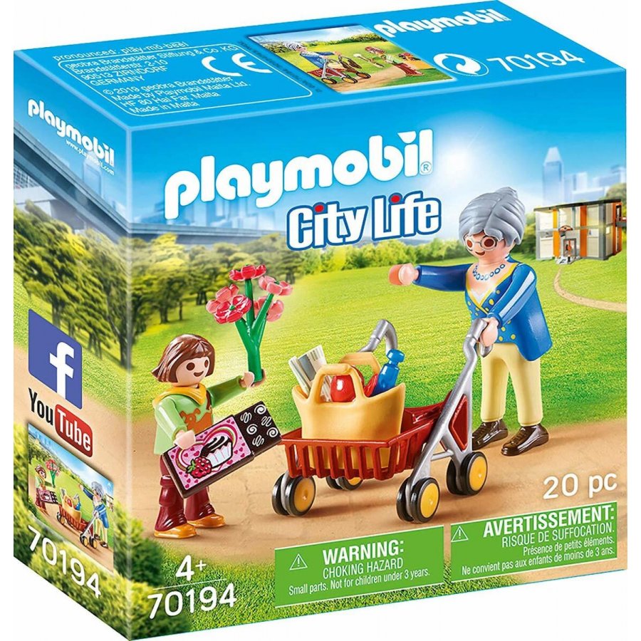 Playmobil City Life Γιαγιά με Εγγονή (70194) Playmobil City Life Γιαγιά με Εγγονή (70194)