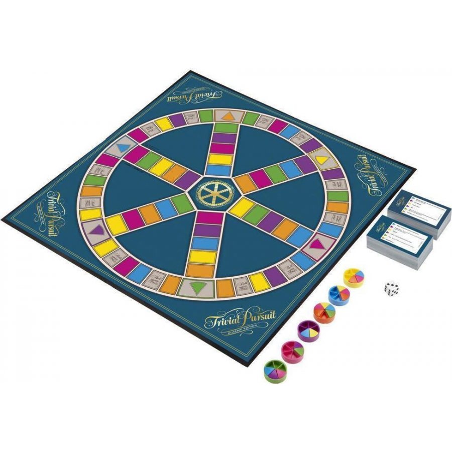 Hasbro Επιτραπέζιο Παιχνίδι Trivial Pursuit Classic Edition για 2-4 Παίκτες (C1940) Hasbro Επιτραπέζιο Παιχνίδι Trivial Pursuit Classic Edition για 2-4 Παίκτες (C1940)