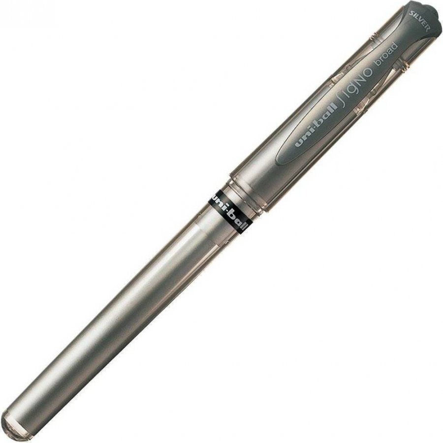 Uni-Ball Στυλό Gel 1.0mm με Ασημί Mελάνι Signo Broad (UM153) Uni-Ball Στυλό Gel 1.0mm με Ασημί Mελάνι Signo Broad (UM153)