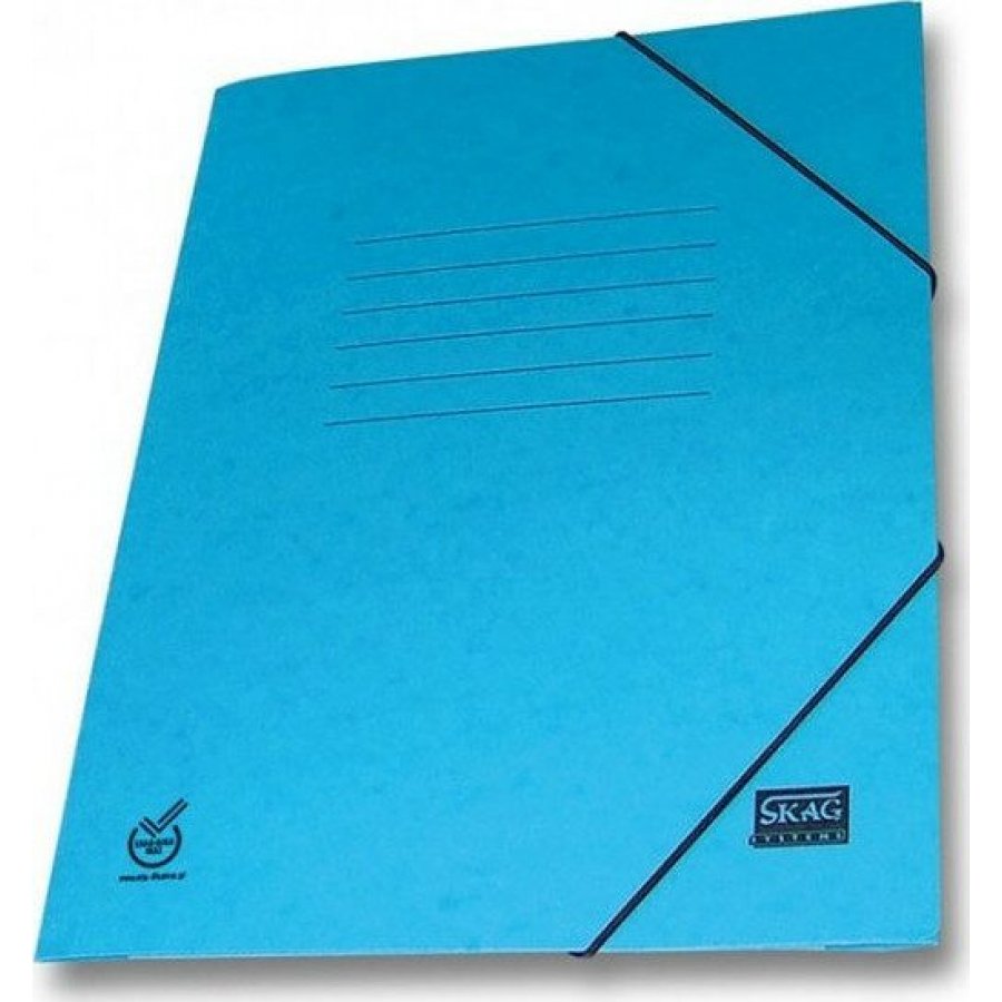 Skag Ντοσιέ Πρεσπάν με Λάστιχο 25 x 35cm Γαλάζιο Skag Ντοσιέ Πρεσπάν με Λάστιχο 25 x 35cm Γαλάζιο